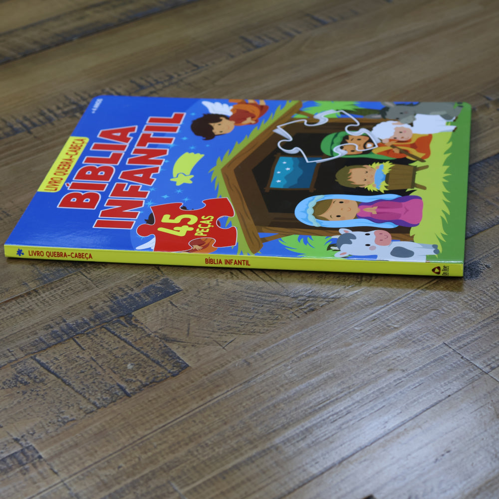 Livro Quebra-Cabeça | Bíblia Infantil | Capa Dura
