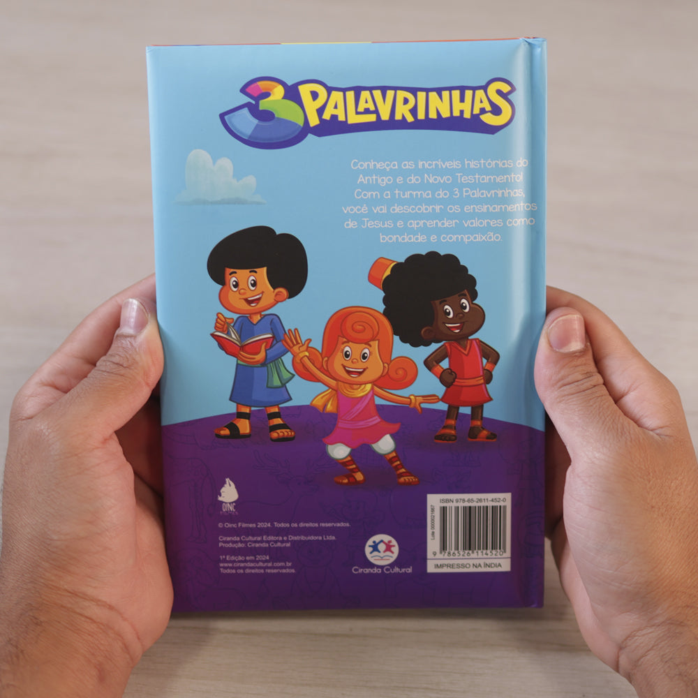 3 Palavrinhas | Bíblia Almofadada Para Crianças