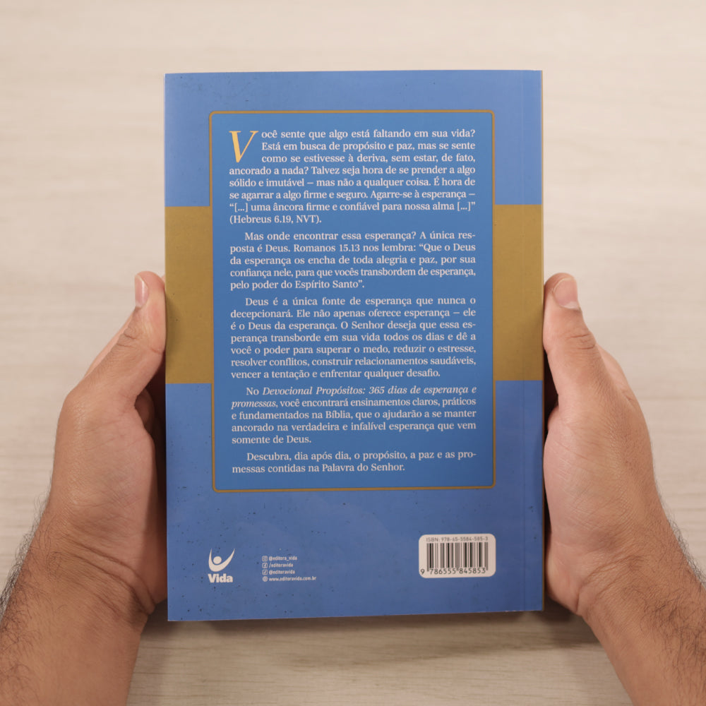 Devocional Propósitos | 365 Dias De Esperanca E Promessas | Rick Warren