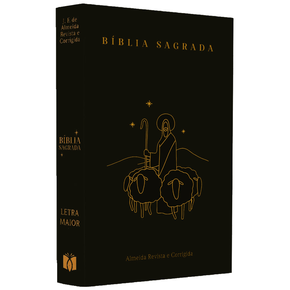 Bíblia Sagrada Bom Pastor | ARC | Letra Maior | Harpa e Corinhos | Capa Dura