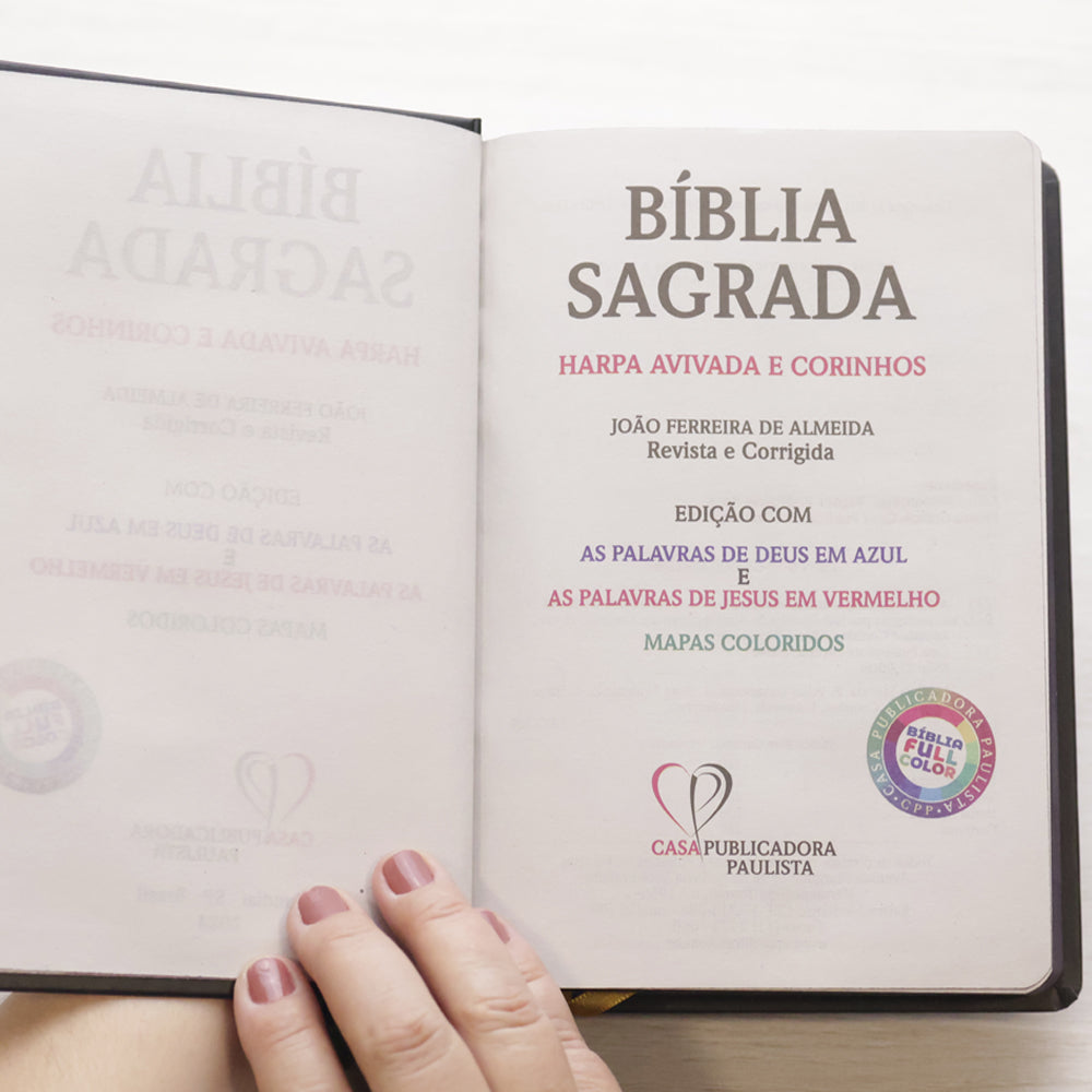 Bíblia Sagrada Ide | ARC | Letra Maior | Harpa e Corinhos | Capa Dura