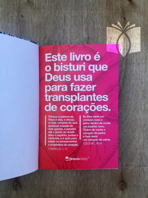 Bíblia JesusCopy Lettering | NAA | Capa Dura