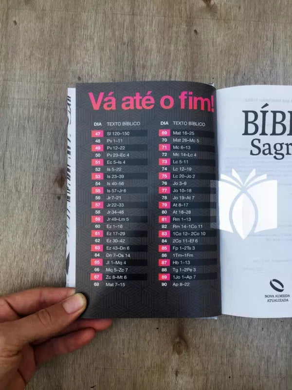 Bíblia JesusCopy Lettering | NAA | Capa Dura