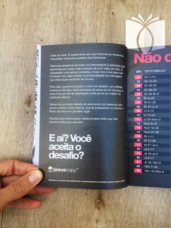 Bíblia JesusCopy Lettering | NAA | Capa Dura