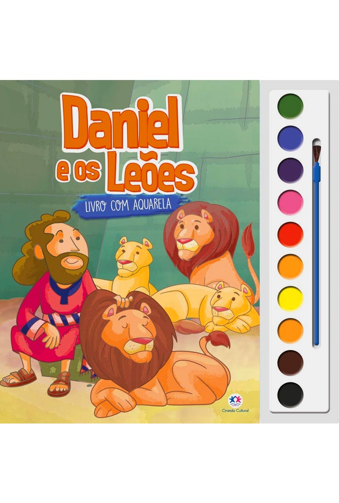 Daniel e os Leões | Livro com Aquarela