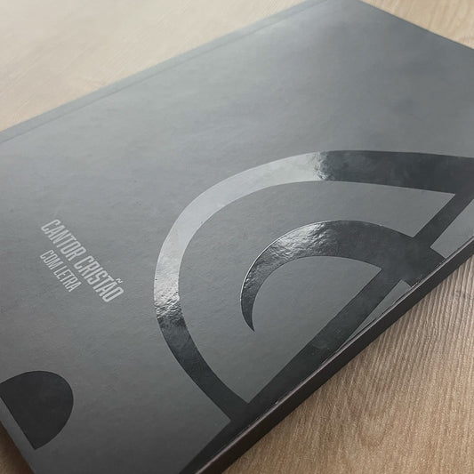 Hinário Cantor Cristão Com Letra | Grande | Capa Brochura Preta