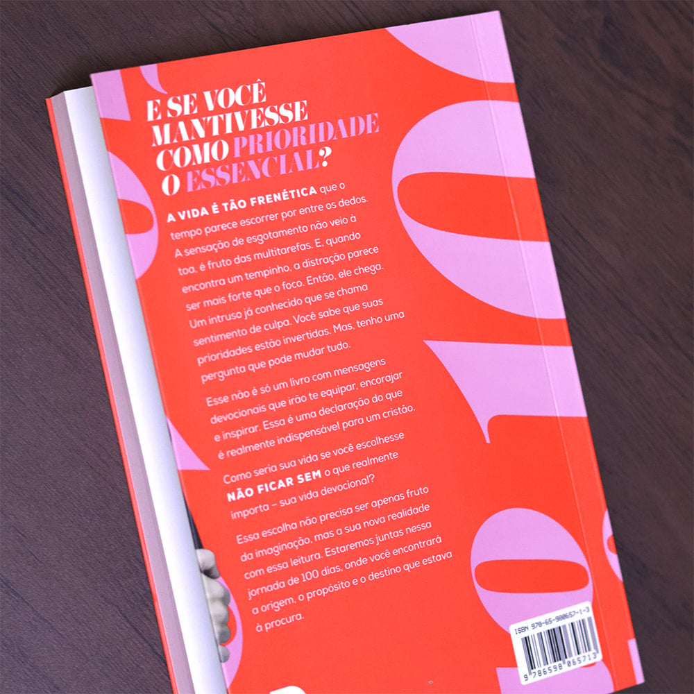 Devocional Não Fique 100 | Talitha Pereira | Capa Brochura