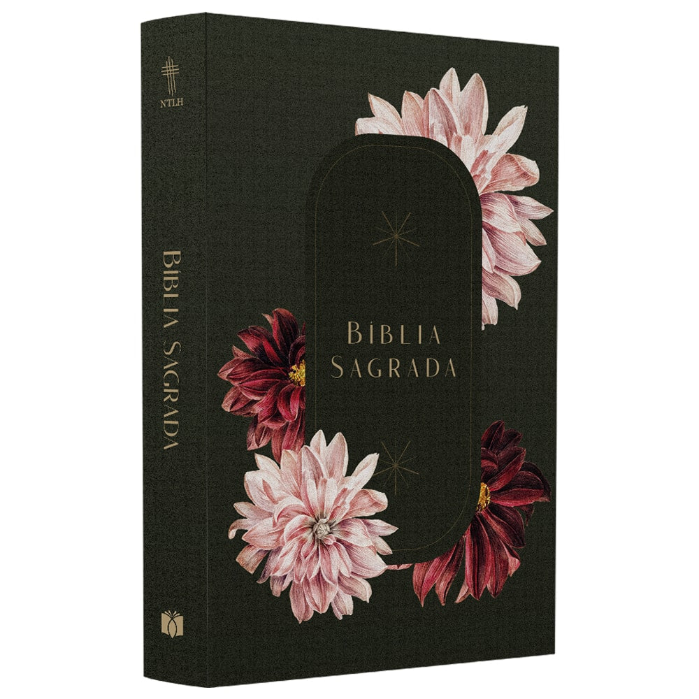 Bíblia Sagrada Crisântemo | NAA | Letra Maior| Capa Dura