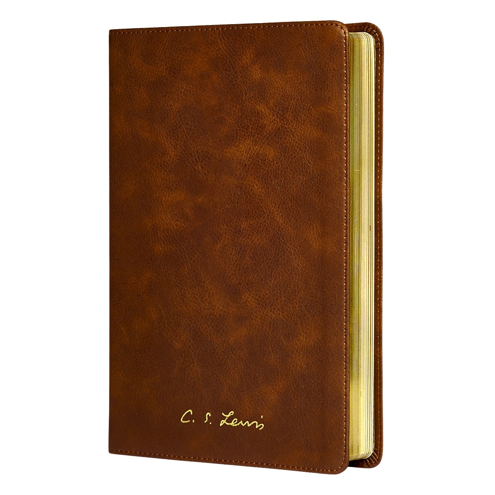 Bíblia C. S. Lewis | NVI | Couro-Soft Marrom | Leitura Perfeita