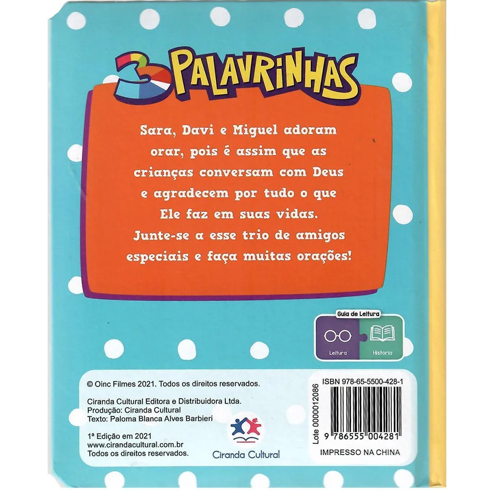 3 Palavrinhas | Vamos Orar Juntos