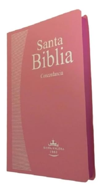 Biblia Ultrafina RVR1960 | Imitación Piel | Pink con Concordancia