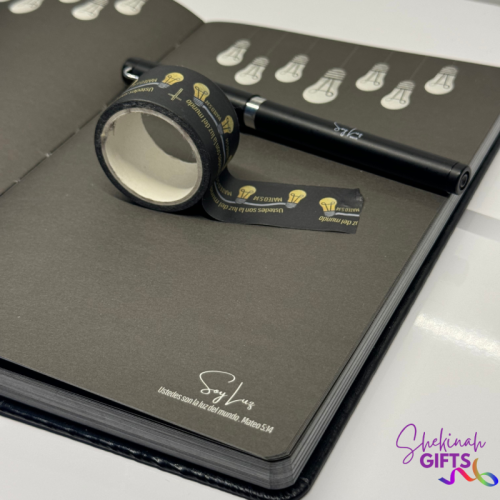 Libreta Soy Luz | Kit con bolígrafo y washi tape