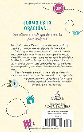 Mapa de Oración para una Vida Menos Estresada | Diario de Oración | Encuadernación en Espiral