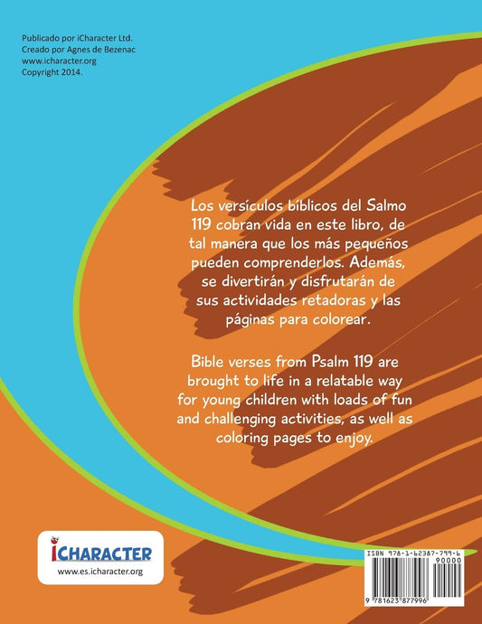 Salmo 119 - Libro de Colorear y Actividades en Inglés y Español