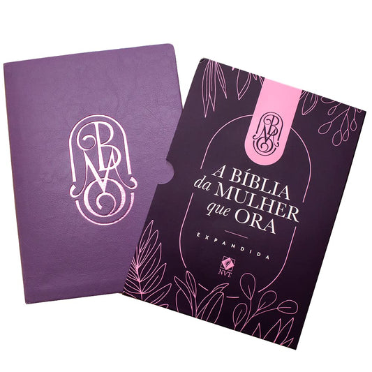 A Bíblia da Mulher que Ora – Edição Expandida | NVT | Letra Normal | Roxa