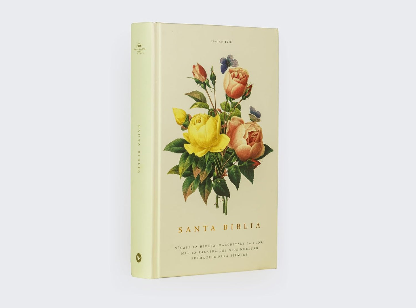 Biblia Sagrada | RVR 1960 | Tapa dura floral | Palabras de Jesús en rojo