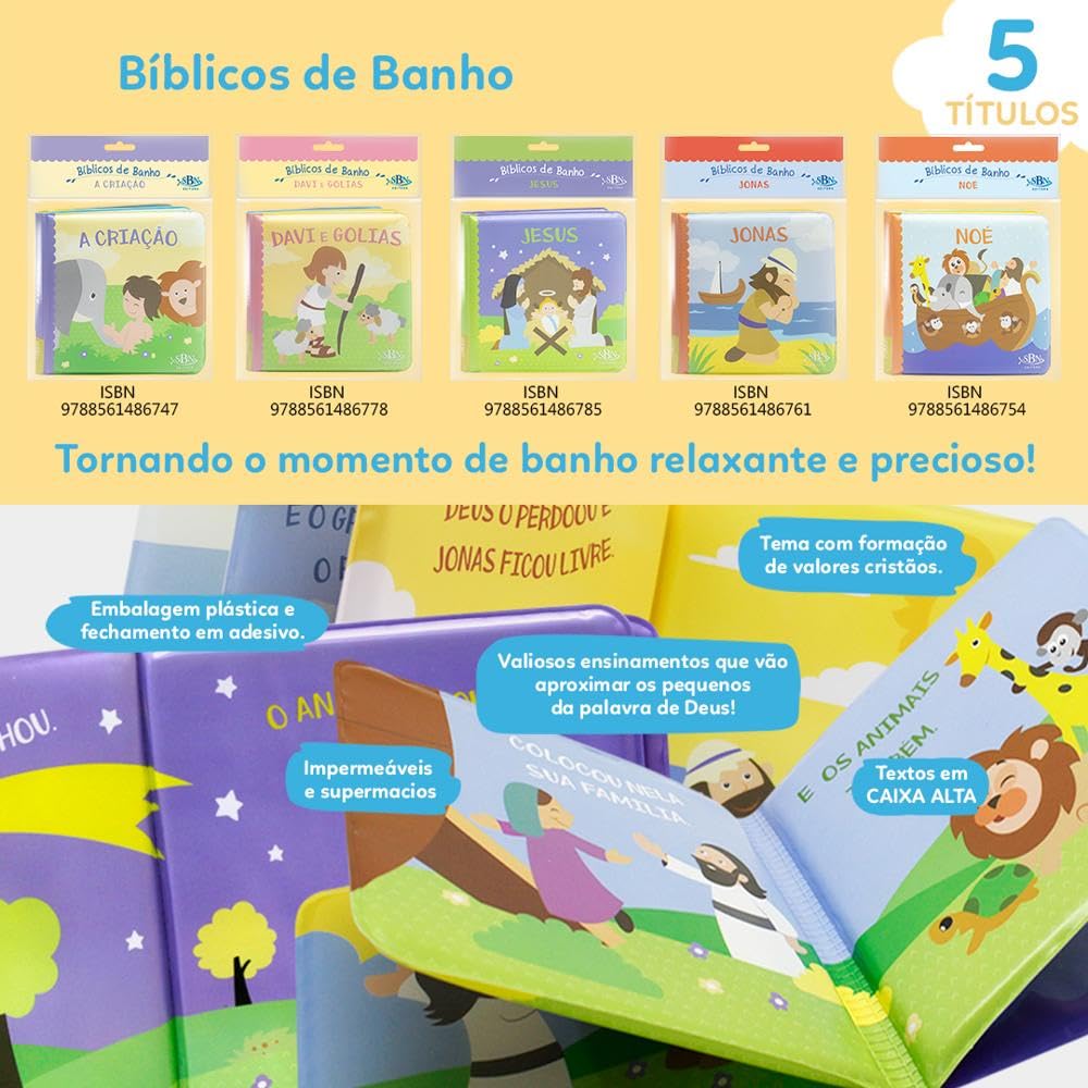 Davi e Golias - Coleção Bíblicos de Banho