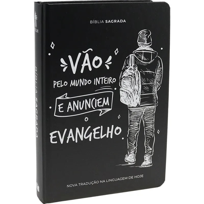 Bíblia Sagrada Vão Pelo Mundo | NTLH | Letra Normal | Capa Dura Ilustrada