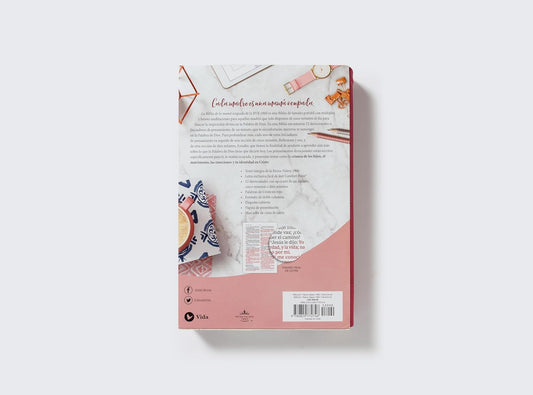 Santa Biblia | RVR60 | Mamá Ocupada | Leathersoft magenta | Palabras de Jesús en rojo | Comfort Print