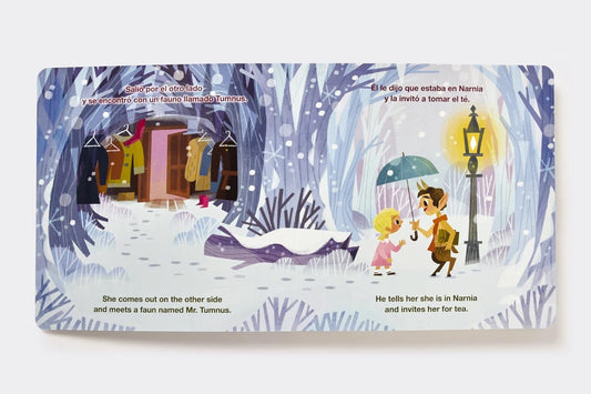 El león, la bruja y el ropero | Bilingüe inglés-español | Libro de cartón | Las Crónicas de Narnia | C. S. Lewis