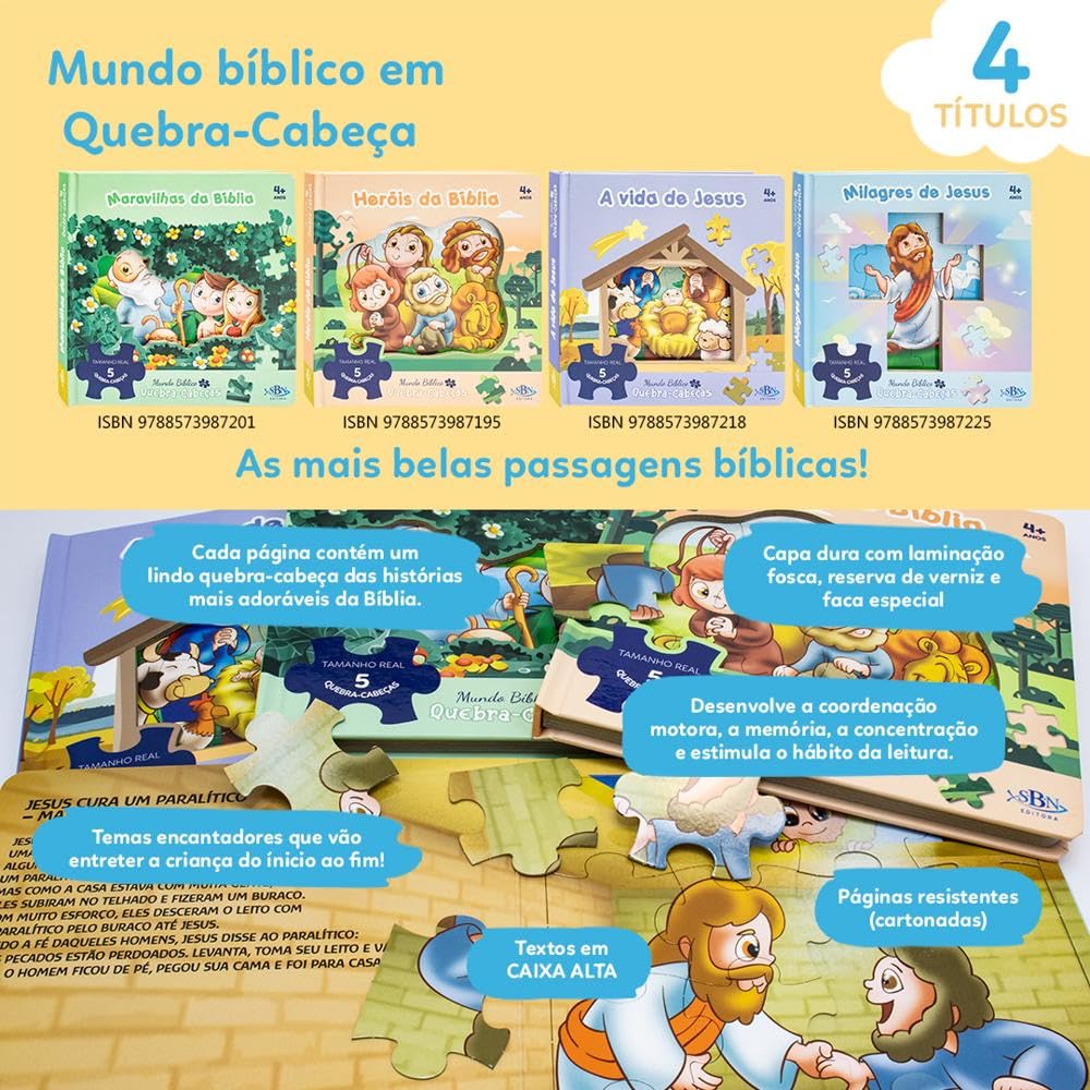 A Vida de Jesus | Mundo Bíblico em Quebra-Cabeça