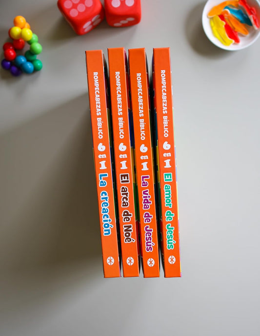 Rompecabezas bíblico 6 en 1: La vida de Jesús