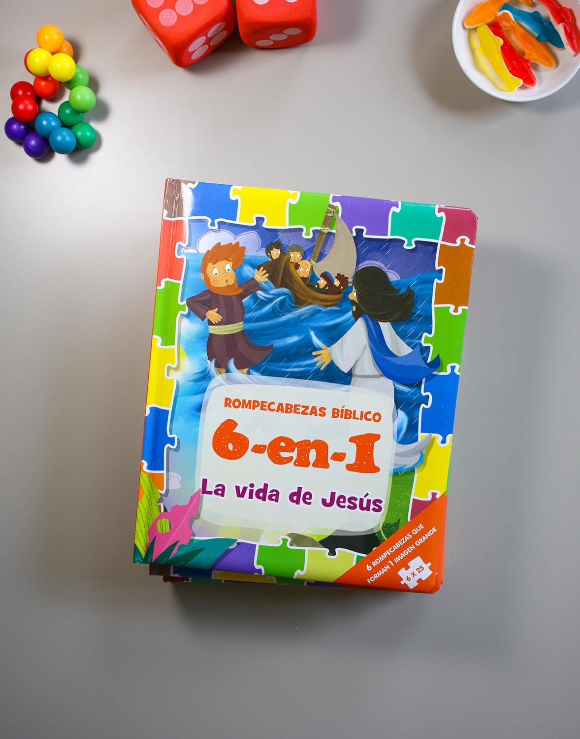Rompecabezas bíblico 6 en 1: La vida de Jesús