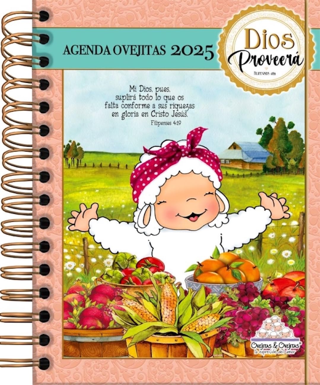 Agenda Rosada | Ovejitas y Ovejitas 2025 | Tapa blanda