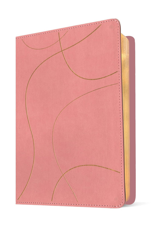 Biblia de Estudio del Diario Vivir para Jóvenes | NTV | Filament | SentiPiel rosa pastel