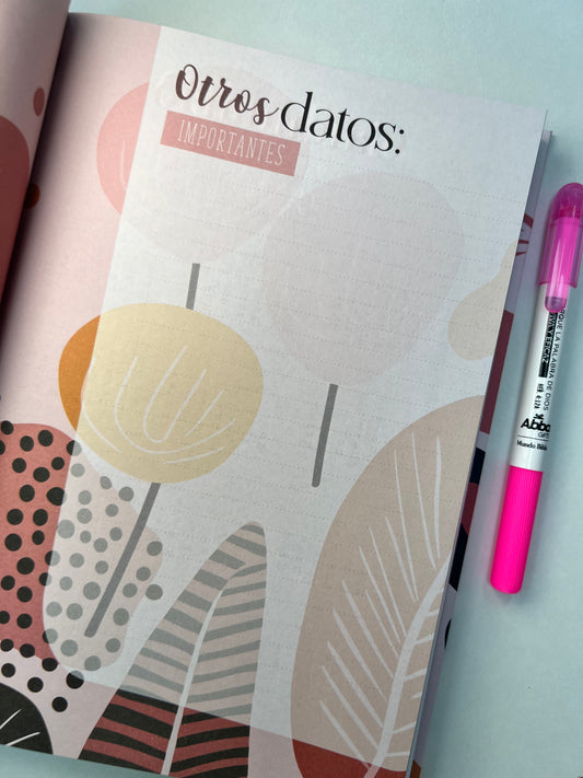 Agenda 2025 Arcoiris Dorado Tapa Dura