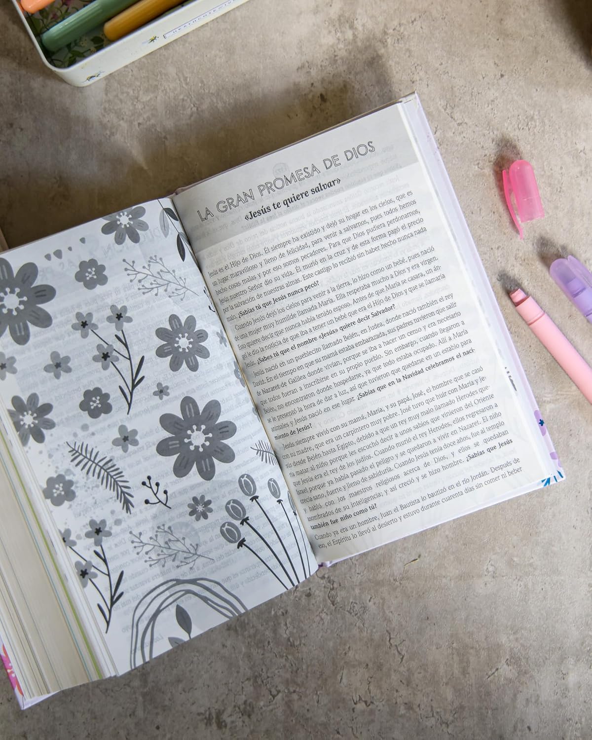 Biblia de Promesas para Niñas | NTV | Tapa dura | Historias bíblicas