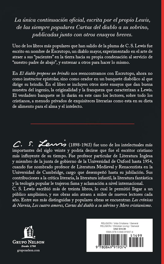 El diablo propone un brindis | C. S. Lewis