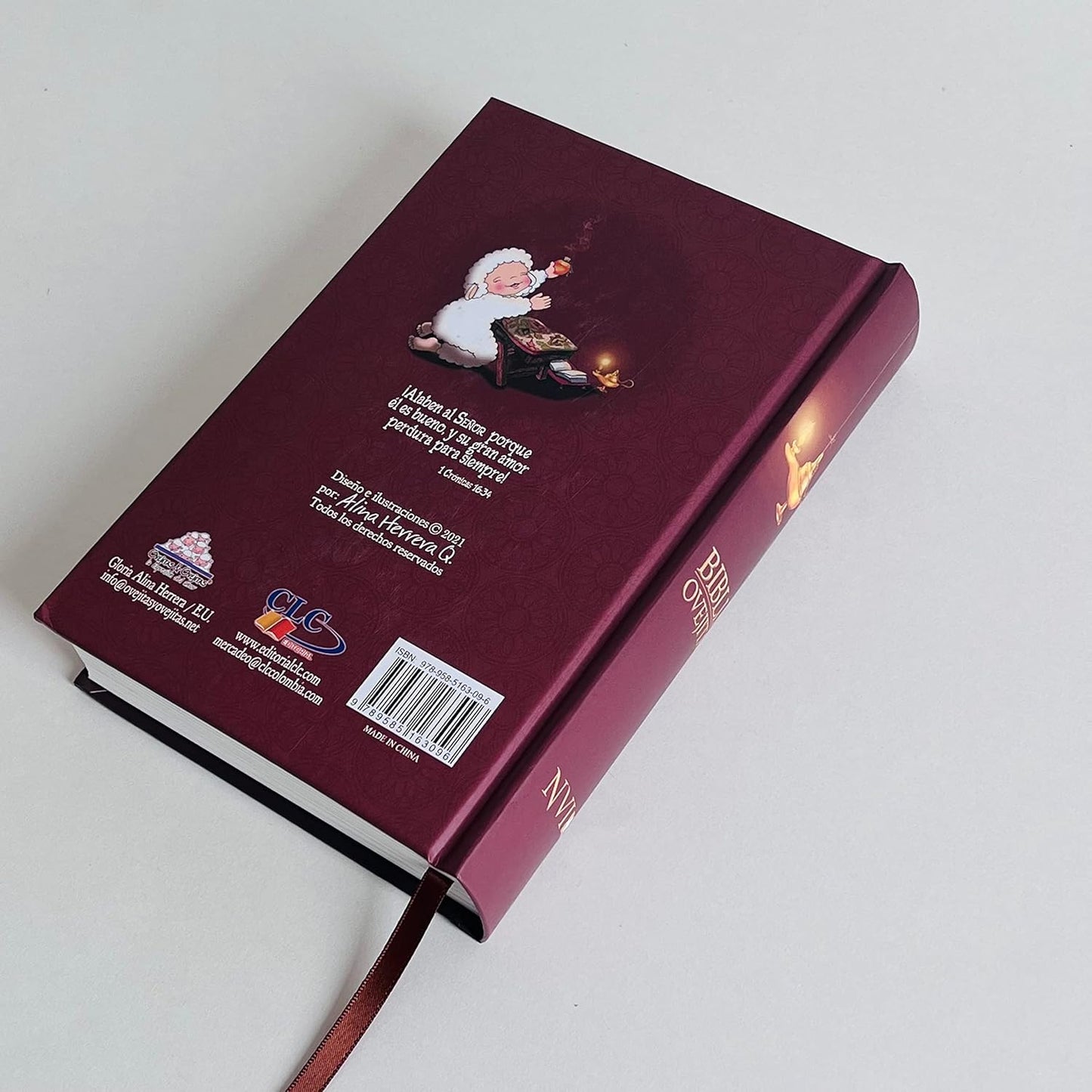 Biblia NVI Ovejitas - Tapa Dura Color Marrón (Edición en Español)