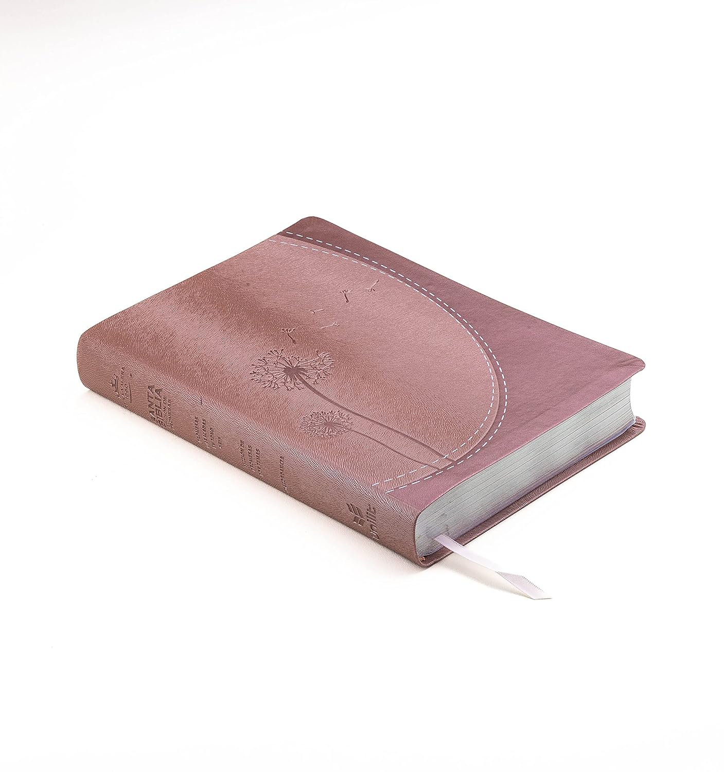 Biblia para Mujeres | RVR 1960 | Promesas Inspira | Piel especial rosa con índice | Tapa dura