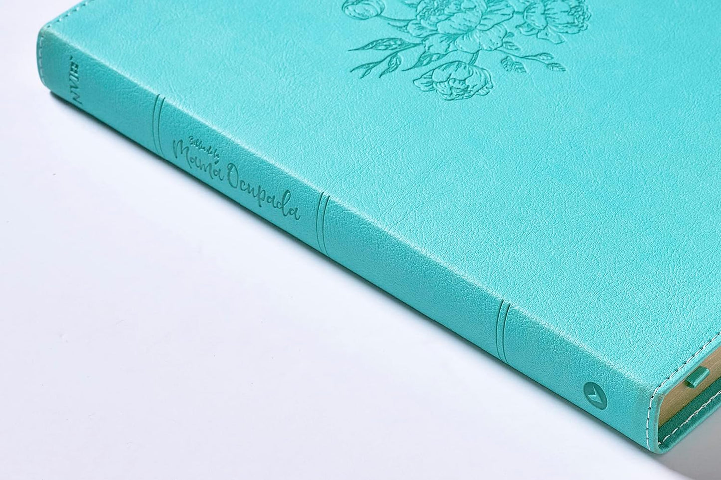 Biblia de la Mamá Ocupada | NVI | Turquesa | Palabras de Jesús en Rojo