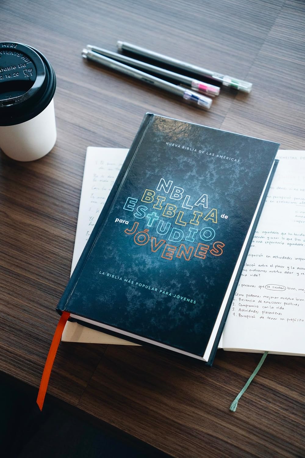 Biblia de Estudio para Adolescentes | NBLA | Tapa Dura | Azul | Comfort Print