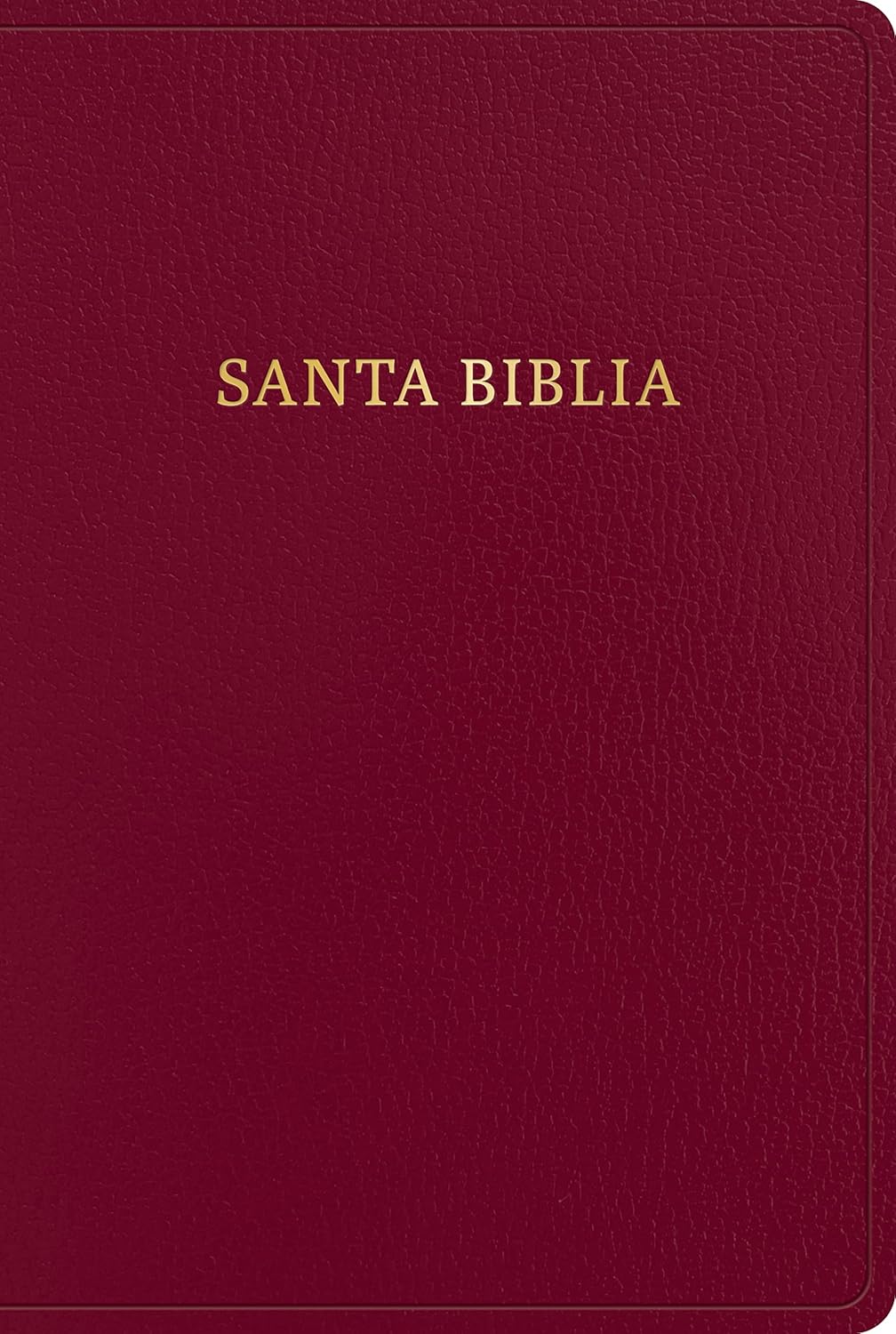 RVR 1960 Biblia Letra Gigante, Borgoña Imitación Piel