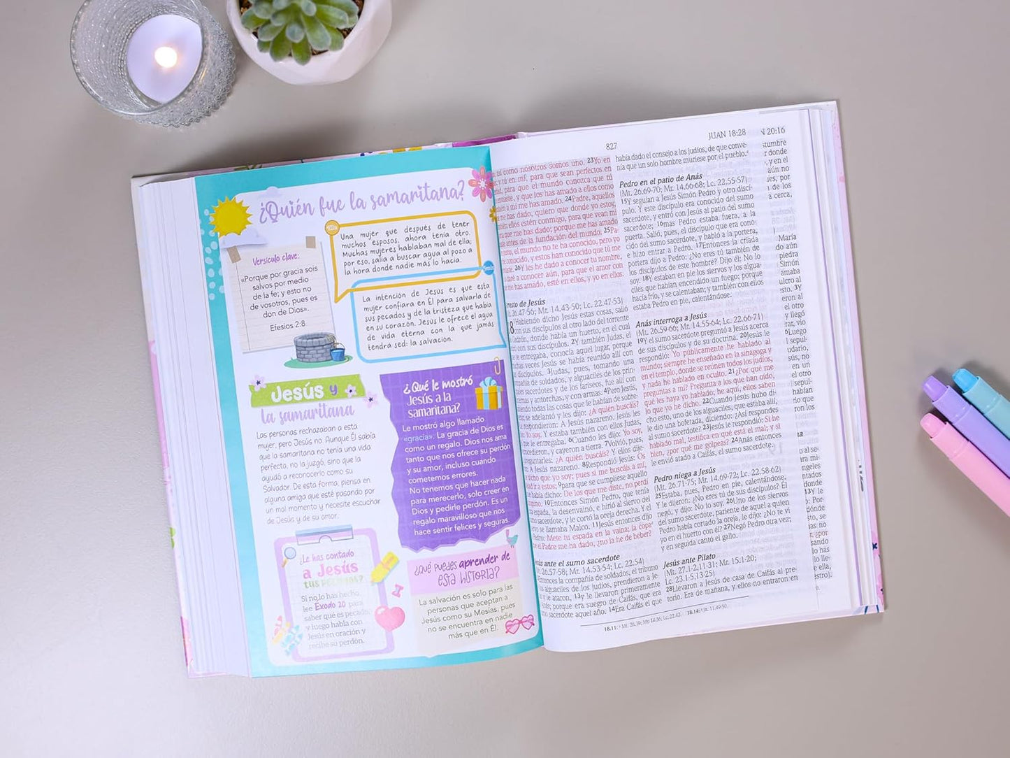 Biblia de Promesas para Niñas | NTV | Tapa dura | Historias bíblicas