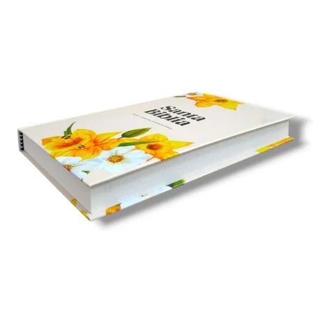 Biblia | NVI | Tapa dura amarilla floral | Español