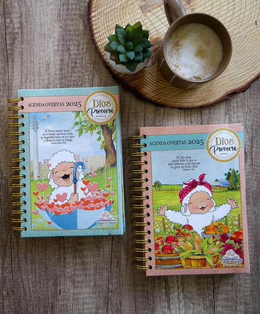 Agenda Rosada | Ovejitas y Ovejitas 2025 | Tapa blanda