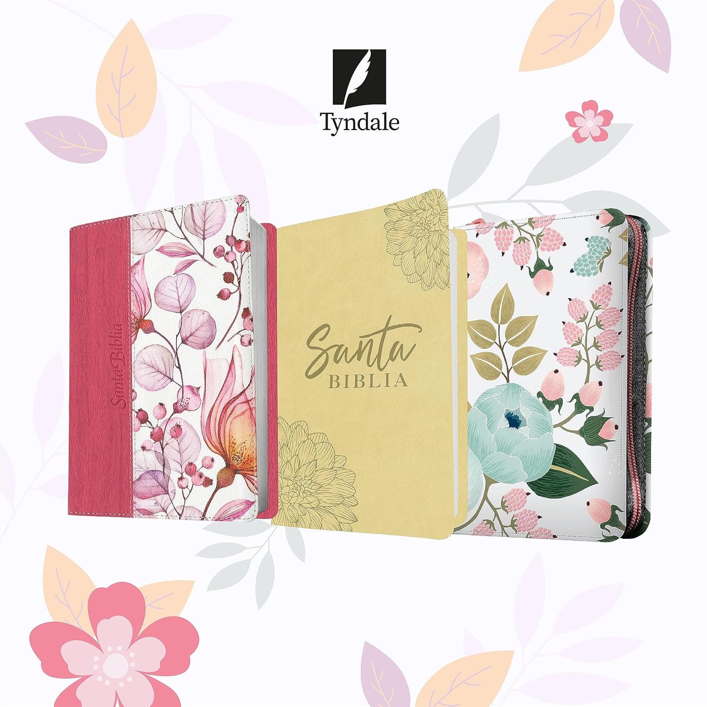 Santa Biblia NTV, Edición personal, letra grande | SentiPiel | Rosa | Letra Roja