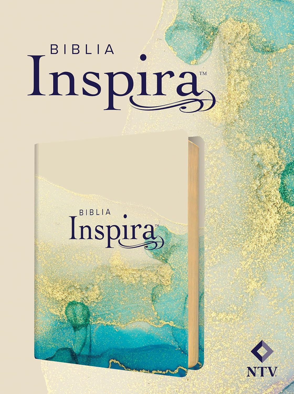 Biblia Inspira NTV | SentiPiel | Oro | Para colorear
