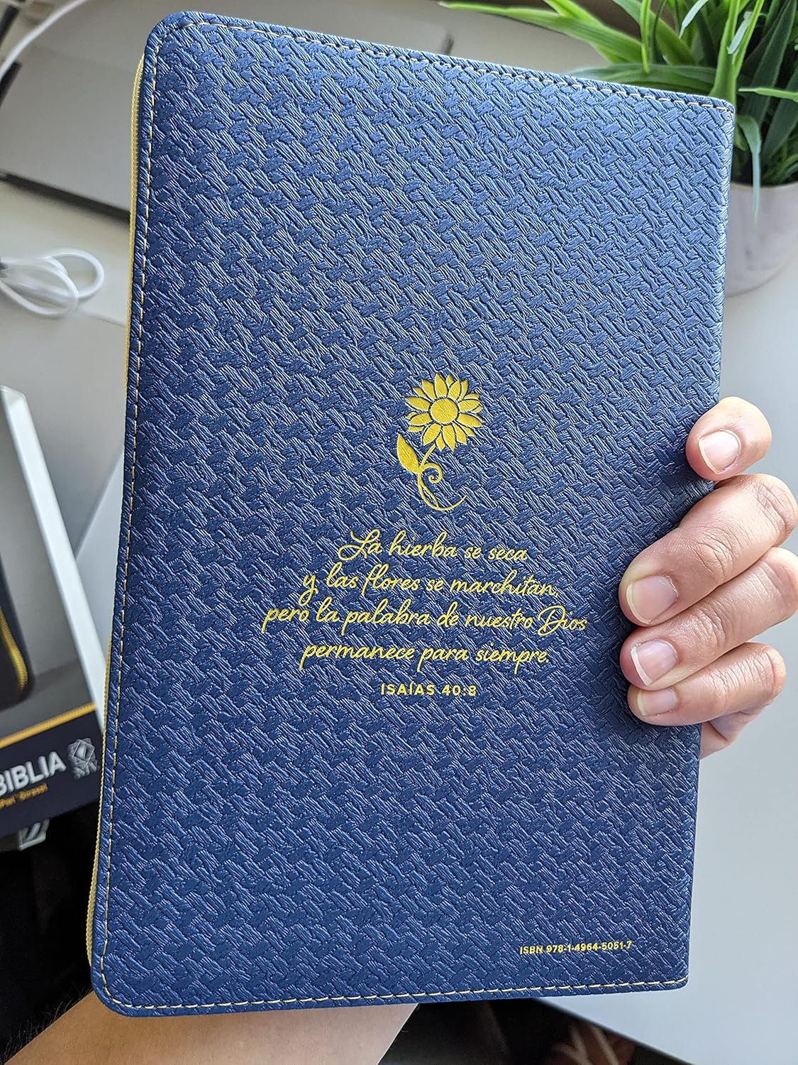 Santa Biblia NTV, Edición zíper | Girasol (SentiPiel)