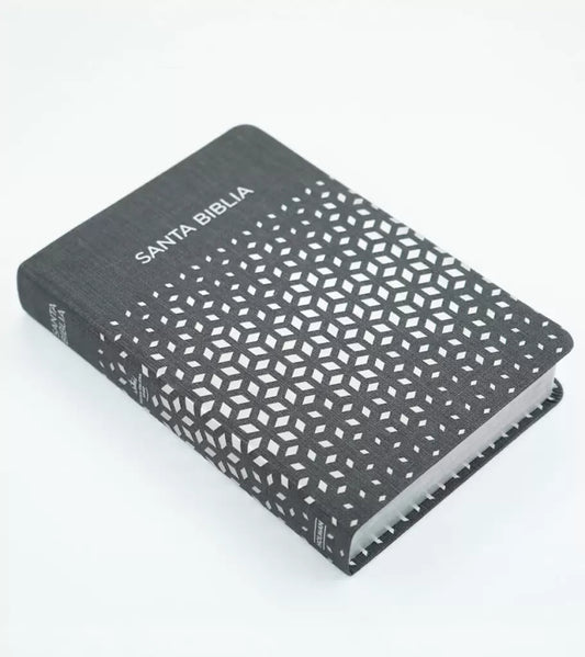 Biblia Nueva Versión Internacional para Regalos y Premios | Símil Piel Negro y Plata