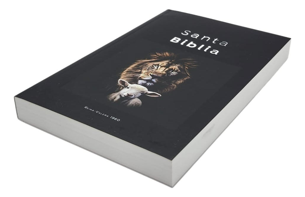 Biblia Reina Valera 1960 | Económica | Tamaño Manual | Cordero y León