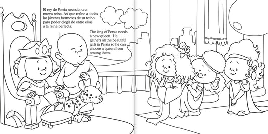 Esther y Débora — Libro para Colorear