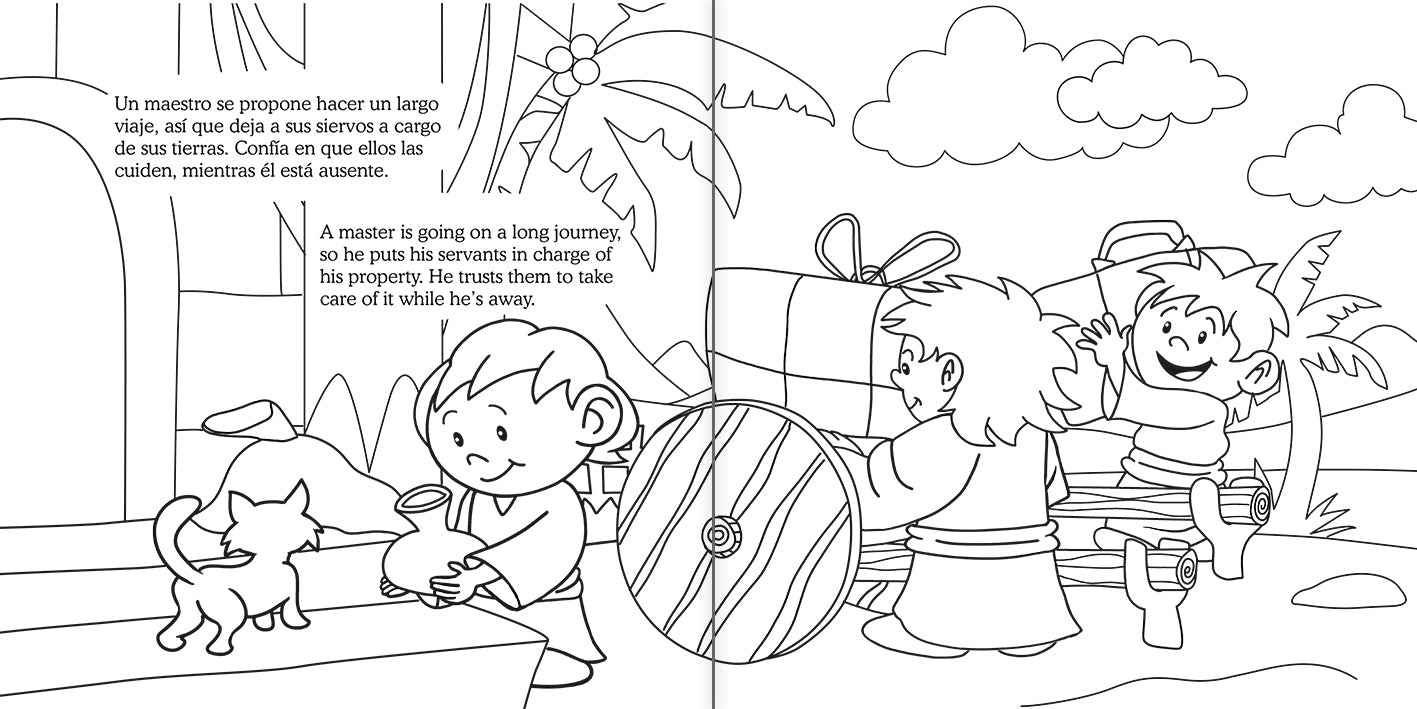 Noé y El siervo fiel – Cuaderno para colorear