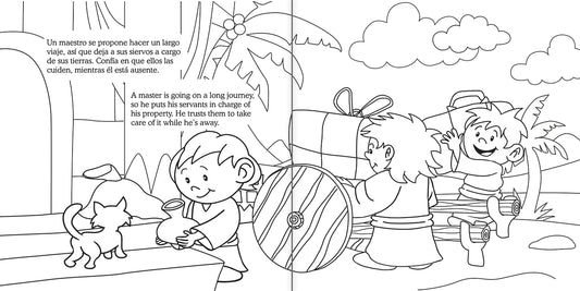 Noé y El siervo fiel – Cuaderno para colorear