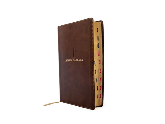 Bíblia Sagrada | NVI | Leitura Perfeita | Capa Couro Soft Marrom C/ Índice