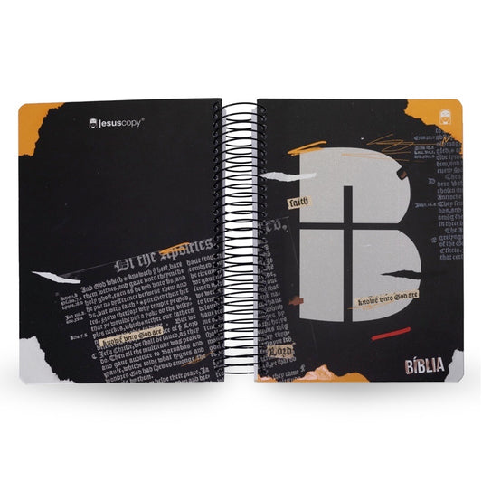 Bíblia Anote Espiral Faith | NVI | Letra Normal | Com Espaço Para Anotações